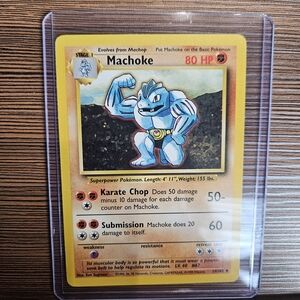 Pokemon Machoke Trading Card